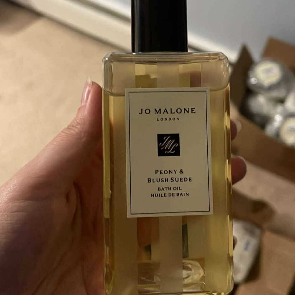 Jo Malone Peony & Blush Suede Bath Oil - Black Cap